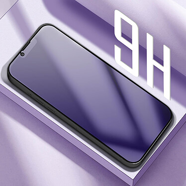 Avis Avizar Protège écran pour iPhone 13 Pro Max Verre Trempé Anti-lumière Bleue Noir