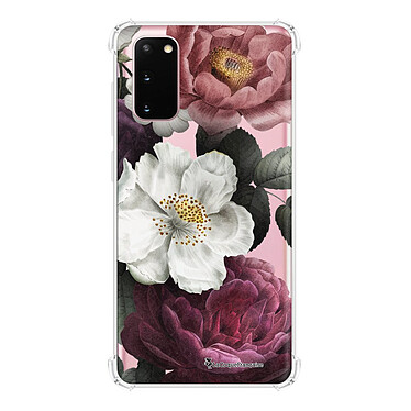 LaCoqueFrançaise Coque Samsung Galaxy S20 anti-choc souple angles renforcés transparente Motif Fleurs roses