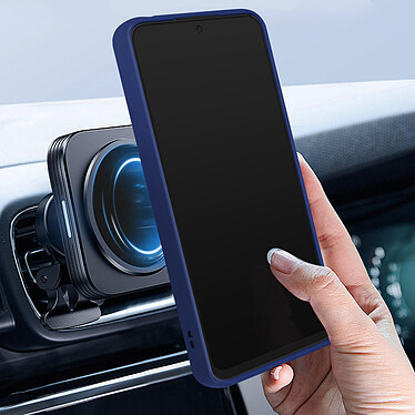 Acheter Avizar Coque pour Xiaomi Redmi Note 12 5G Bi-matière Bague Métallique Support Vidéo  Bleu