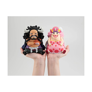 Acheter One Piece - Statuette Look Up Kaido the Beast & Big Mom 11 cm (with Gourd & Semla)