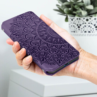 Avis Avizar Étui pour Xiaomi 13 Lite Portefeuille et Support Mandala fleur  Violet