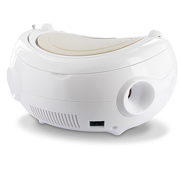 Avis Metronic 477116 - Lecteur CD Casual MP3 avec port USB, FM - blanc et beige