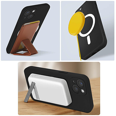 Acheter Avizar Coque MagSafe pour iPhone 13 Soft Touch Finition Mate Bords Surélevés  noir
