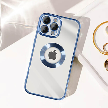 Avizar Coque pour iPhone 12 Pro Paillette Amovible Silicone Gel  Bleu pas cher