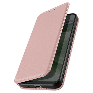 Avizar Étui pour Xiaomi Poco M4 Pro 5G Porte-carte Support Vidéo Clapet Magnétique  Rose gold