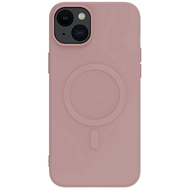 Avis Muvit Coque pour iPhone 15 Plus Soft Touch Compatible MagSafe Rose