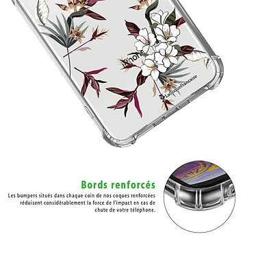 Acheter LaCoqueFrançaise Coque iPhone X/Xs anti-choc souple angles renforcés transparente Motif Fleurs Sauvages