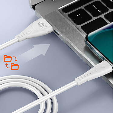 Avis LinQ Câble USB vers USB C Fast Charge 3A Synchronisation Longueur 1m Blanc
