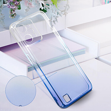 Acheter Avizar Coque Realme C31 Design dégradé Silicone gel Souple Ultra-fine Sur-mesure  Bleu