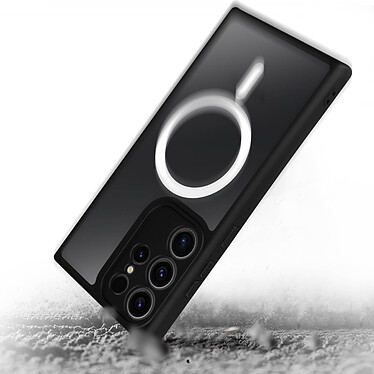 Acheter Avizar Coque MagSafe pour Samsung Galaxy S23 Ultra Dos Rigide et Contour Souple  Noir