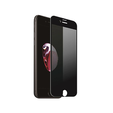 Tiger Protège-écran pour Apple iPhone 8 Plus / 7 / 6S / 6 Confidentiel Antibactérien Noir transparent