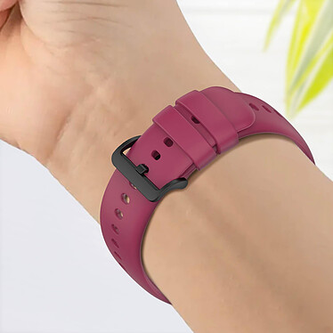 Acheter Avizar Bracelet pour Oppo Watch 3 Silicone Soft-Touch Sange à Trous  bordeaux