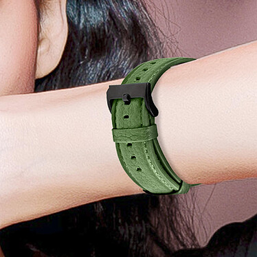 Avis Avizar Bracelet pour Apple Watch 41mm / 40mm et 38 mm Finition Texturé  Vert Clair