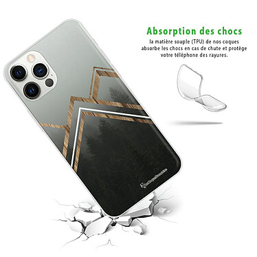 Avis LaCoqueFrançaise Coque iPhone 12/12 Pro 360 intégrale transparente Motif Trio Forêt Tendance