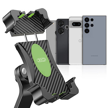 Acheter XO Support Moto Rétroviseur pour Smartphone Rotatif à 360° Compact Noir