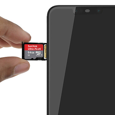 Avis Clappio Tiroir carte SIM pour Huawei Mate 20 Lite Tiroir adaptateur de remplacement Noir