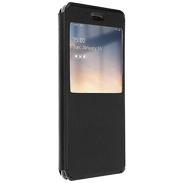 Avizar Etui folio Noir Fenêtre Affichage pour Samsung Galaxy Note 8