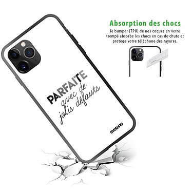 Avis Evetane Coque en verre trempé iPhone 11 Pro Max Parfaite Avec De Jolis Défauts