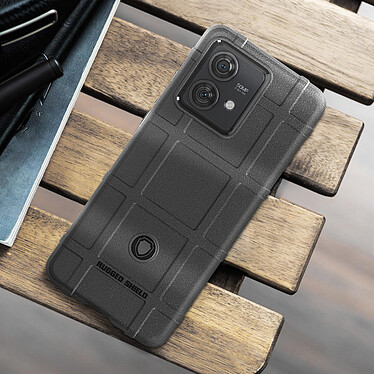 Avis Avizar Coque pour Motorola Edge 40 Neo 5G Silicone Antichoc Motif en relief  Noir