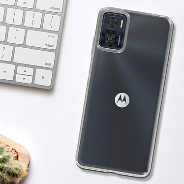 Acheter Avizar Coque pour Motorola Moto E22 et E22i Silicone Gel Souple Flexible Ultra-fine  Transparent
