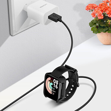 Avis Avizar Câble Charge Magnétique pour Xiaomi Mi Watch Lite Redmi Watch Longueur 1m Noir
