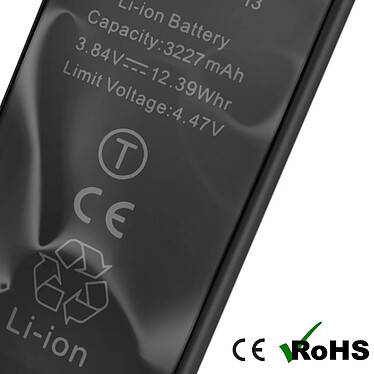 Acheter Clappio Batterie pour Apple iPhone 13 3227mAh 100% compatible Noir