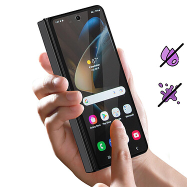 Avis Force Glass Verre Trempé pour Samsung Galaxy Z Fold 4 Dureté 9H+ Biseauté Garantie à vie  Noir