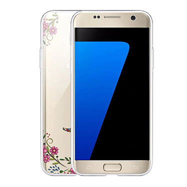 Avis Evetane Coque Samsung Galaxy S7 360 intégrale transparente Motif Fée Fleurale Tendance