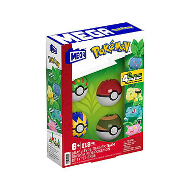 Avis Pokémon - Jeu de construction MEGA set de 4 Pokemon Plante