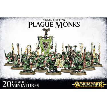 Warhammer AoS - Skaven Pestilens Plague Monks