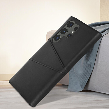 Avis Avizar Coque pour Samsung Galaxy S23 Ultra Porte-Cartes Simili Cuir Intérieur Rigide  Noir