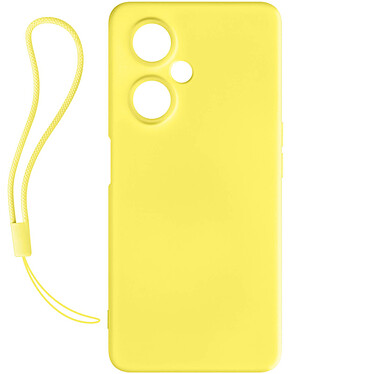 Avizar Coque pour OnePlus Nord CE 3 Lite 5G Silicone Soft Touch Finition Mate Anti-trace  Jaune