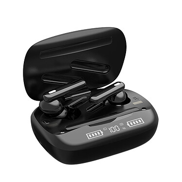 Avizar Écouteurs Sans Fil Bluetooth Intra-auriculaires Contrôle Tactile T30 TWS Noir