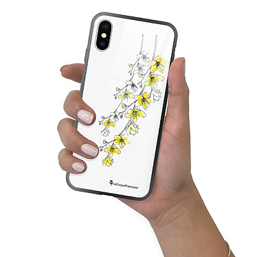 LaCoqueFrançaise Coque iPhone X/Xs Coque Soft Touch Glossy Fleurs Cerisiers Design pas cher