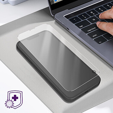 Force Glass Verre Trempé pour iPhone 13 Pro Max et 14 Plus Dureté 9H+ Garantie à vie  Transparent pas cher
