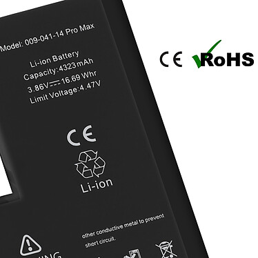 Acheter Clappio Batterie Decode Flex Version pour iPhone 14 Pro Max 4323mAh Noir
