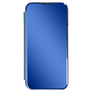Avizar Étui Clear View iPhone 13 Pro Max avec Clapet Miroir Support Vidéo bleu