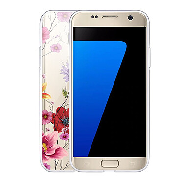 Avis Evetane Coque Samsung Galaxy S7 360 intégrale transparente Motif Fleurs Multicolores Tendance