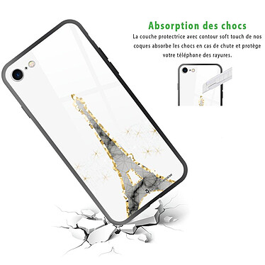 Avis LaCoqueFrançaise Coque iPhone 7/8/ iPhone SE 2020/ 2022 Coque Soft Touch Glossy Illumination de paris Design