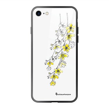 LaCoqueFrançaise Coque iPhone 7/8/ iPhone SE 2020/ 2022 Coque Soft Touch Glossy Fleurs Cerisiers Design