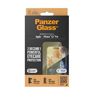 Avis PanzerGlass Protection d'écran Ultra-Wide Fit pour iPhone 15 Pro (PG-2814)
