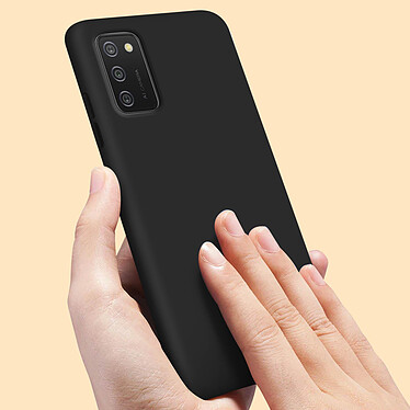Acheter Avizar Coque Samsung Galaxy A02s Silicone Gel Souple Finition Soft Touch noir