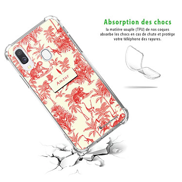 Avis LaCoqueFrançaise Coque Samsung Galaxy A20e Silicone antichocs Solides coins renforcés  transparente Motif Botanic Amour