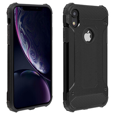 Avizar Coque Apple iPhone XR Protection Bi-matière Antichutes (1,80m) - Noir