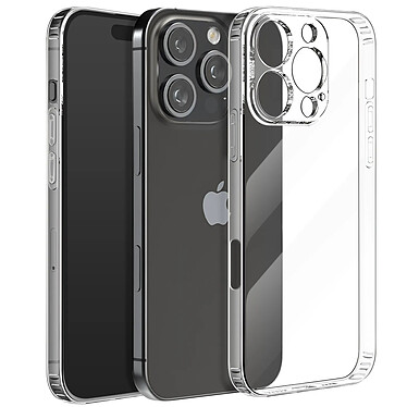 Avizar Coque pour iPhone 16 Pro Max Épaisseur 1.5mm Caméra protégée Transparent