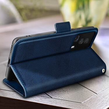 Acheter Avizar Étui Folio pour Xiaomi 13 Lite porte-cartes amovible languette magnétique  Bleu