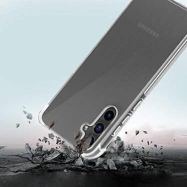Avis Avizar Coque pour Samsung Galaxy A54 5G Silicone Gel Coins Renforcés  Transparent