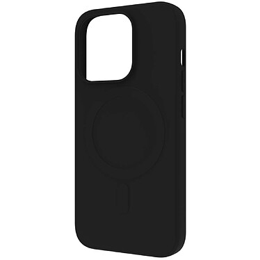 Muvit Coque pour iPhone 15 Pro Soft Touch Compatible MagSafe Noir