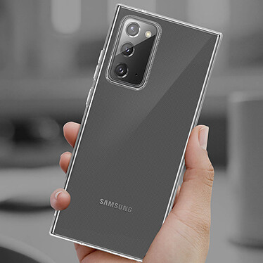 Avis Avizar Coque Samsung Galaxy Note 20 Souple et Film Verre Trempé Dureté 9H Contour noir