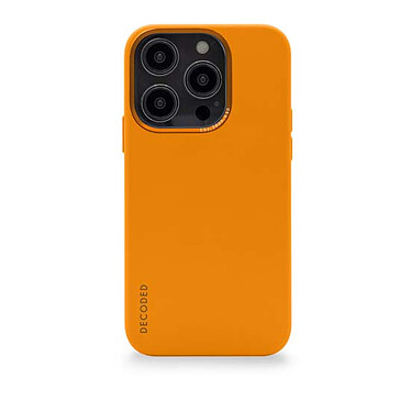 Decoded Coque Compatible avec le MagSafe Silicone Antimicrobienne pour iPhone 14 Pro Abricot